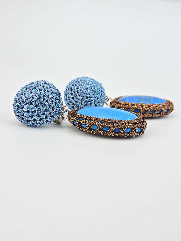 Flower Statement Earrings Bijoux