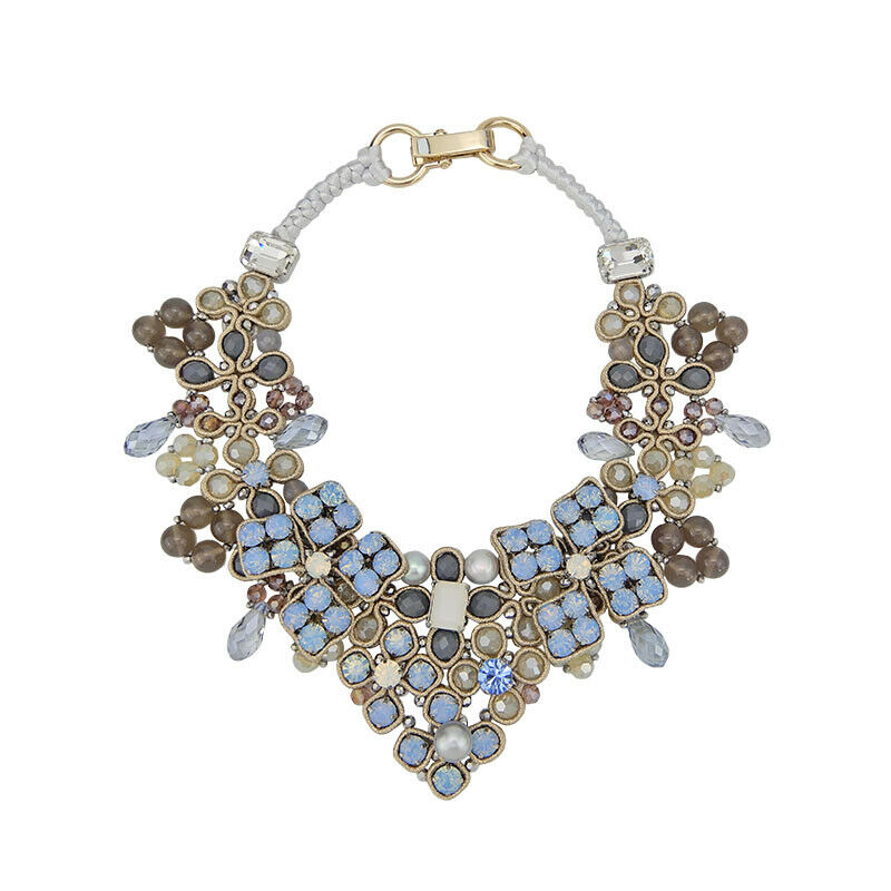 Bead Embroidery Statement Necklace