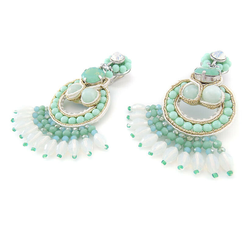 Grey Statement Earrings