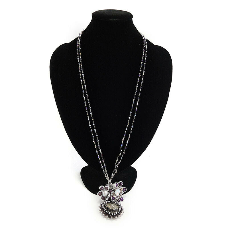 Crystal Pendant Handmade Necklace Bijoux