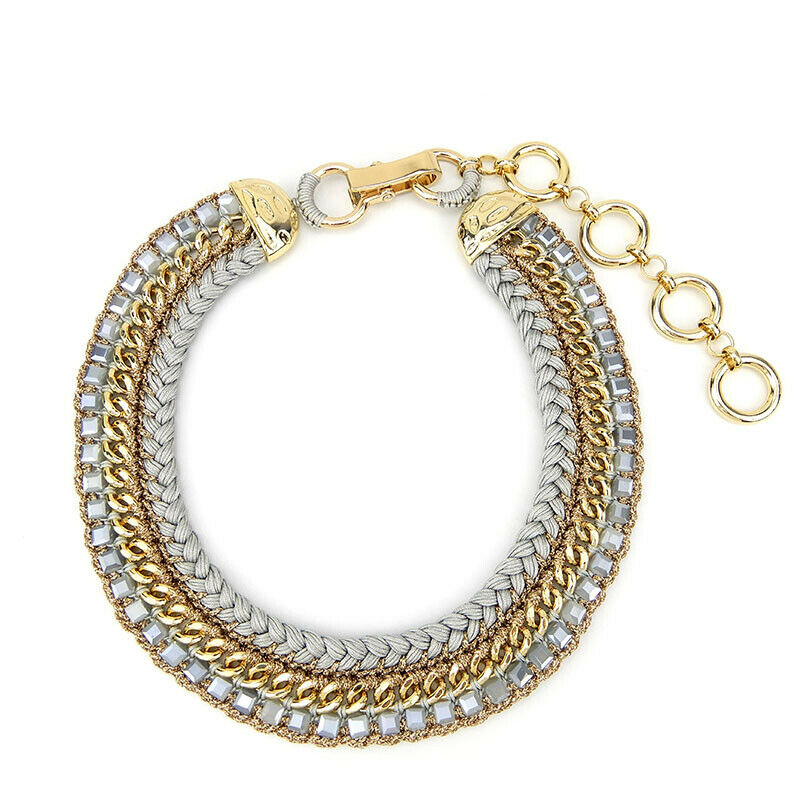 Crochet Bib Collar Handmade Necklace Jewelry