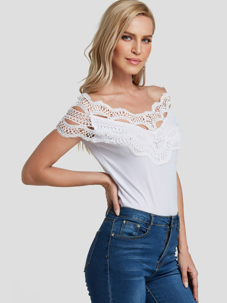 Ladies White T-Shirts