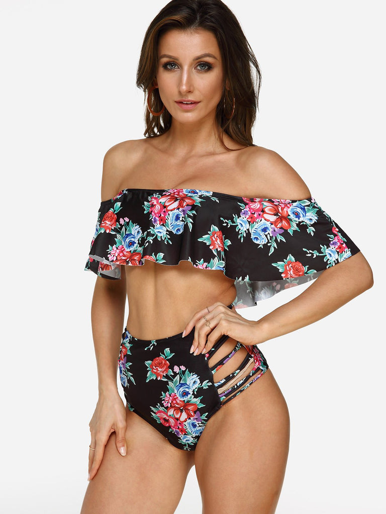 Ladies Off The Shoulder Bikinis
