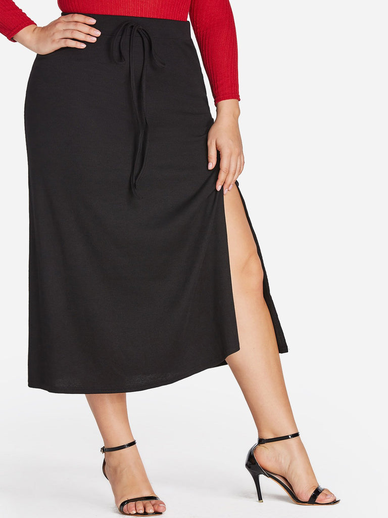 Ladies Black Plus Size Bottoms