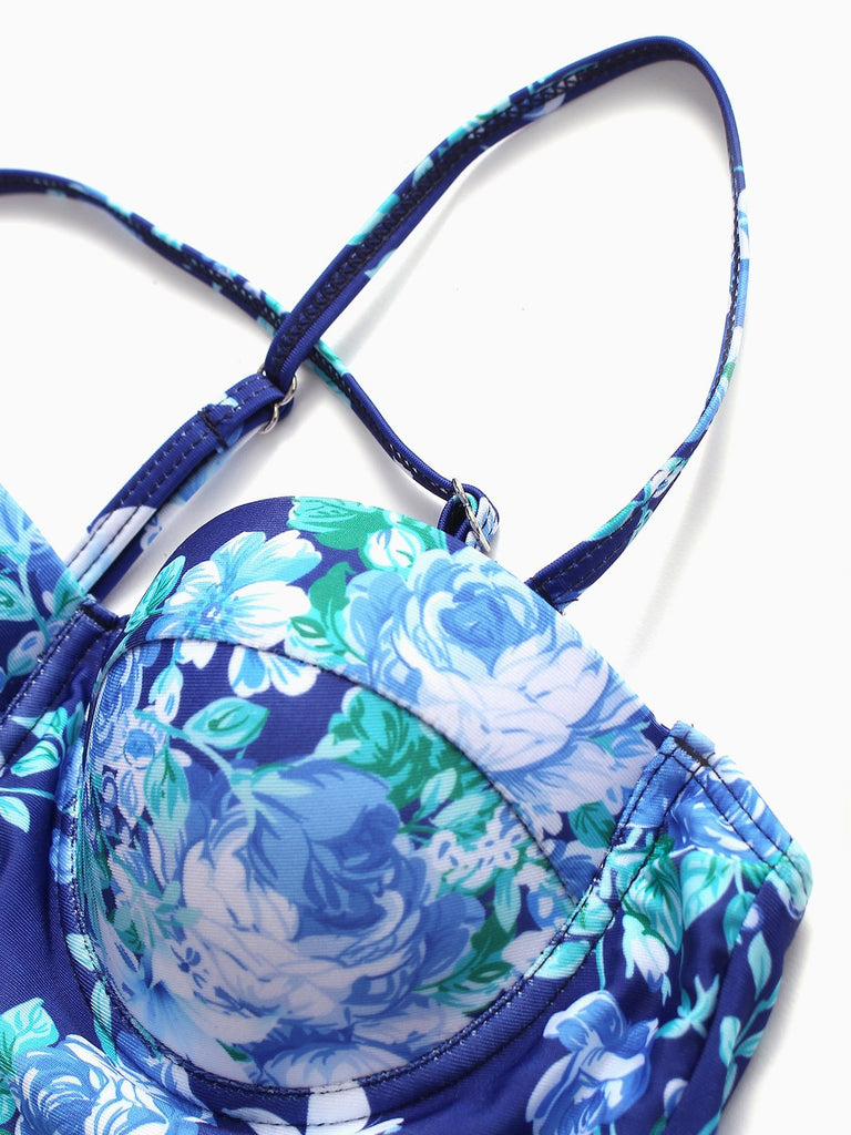 Ladies Sleeveless Two Piece Bikinis