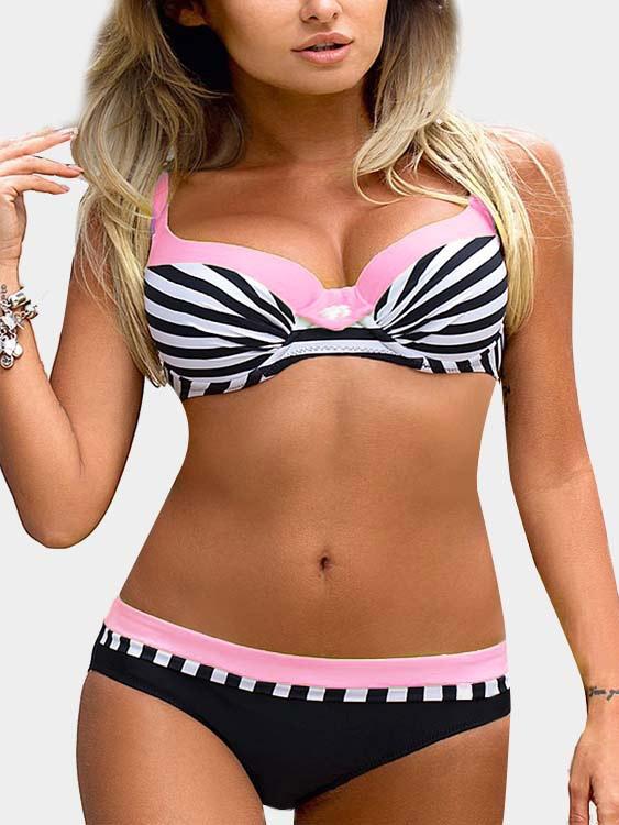 V-Neck Two Piece Bikini