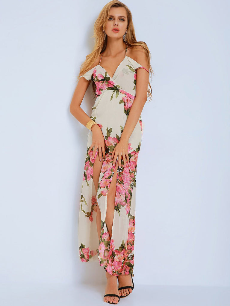 Ladies Sleeveless Maxi Dress