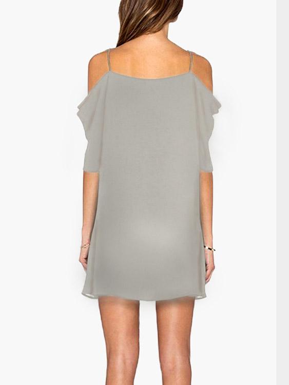 Womens Grey Mini Dresses