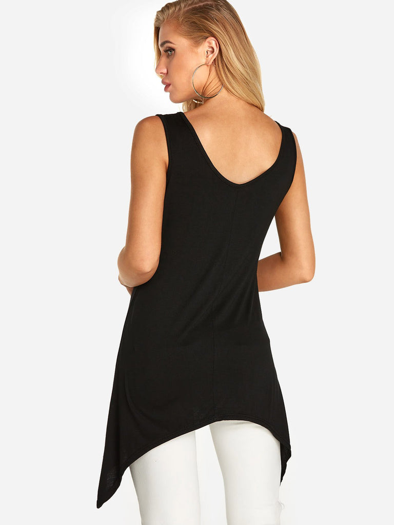 Womens Black Camis