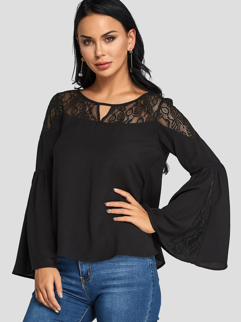 Ladies Black Blouses