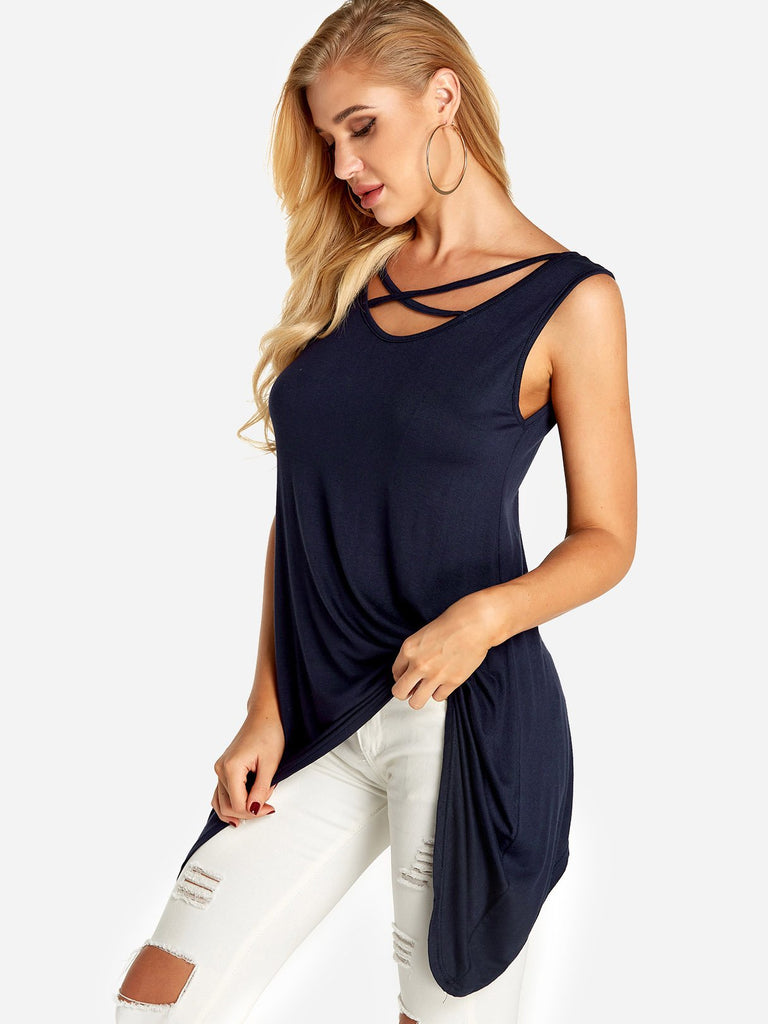 Womens Sky Blue Camis