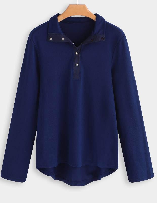 Crew Neck Hooded Long Sleeve T-Shirts