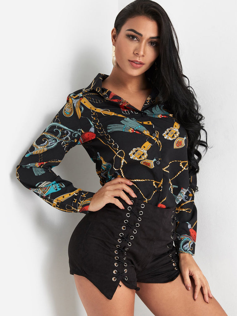 Ladies Black Blouses