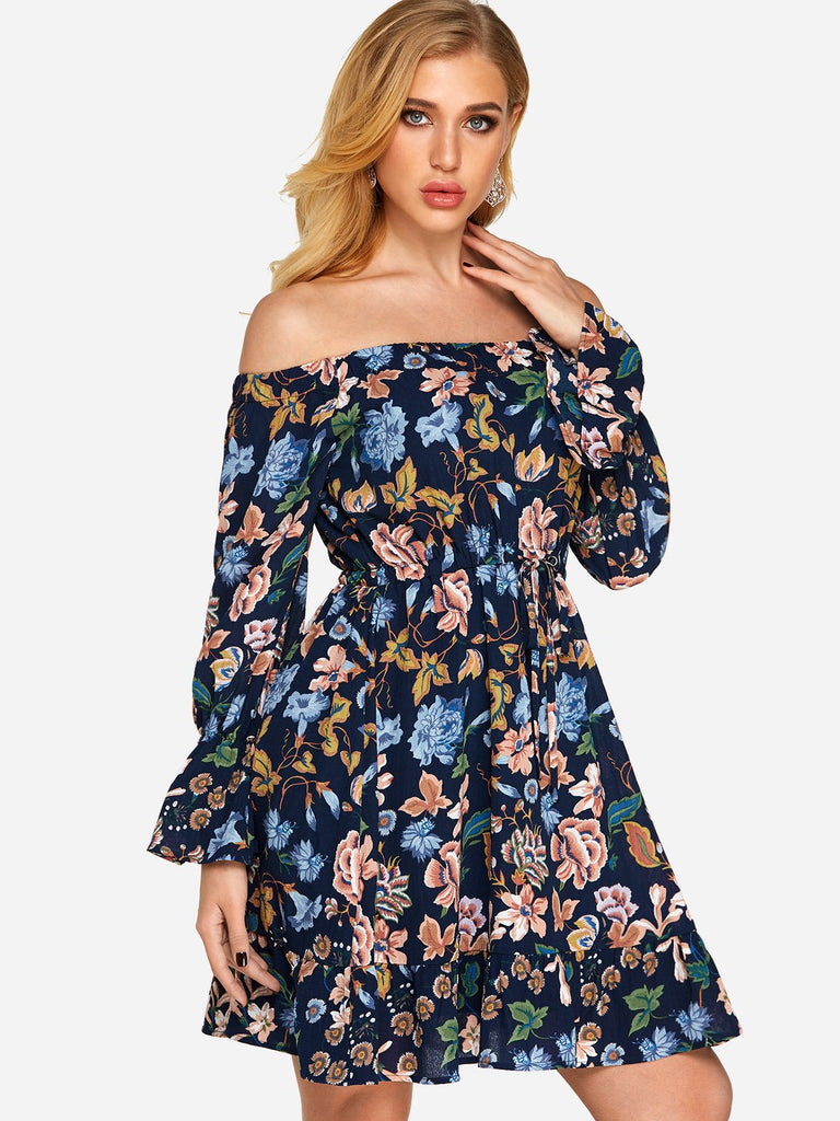 Ladies Floral Floral Dresses