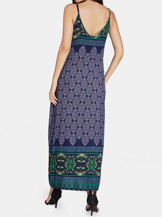 Womens Navy Maxi Dresses