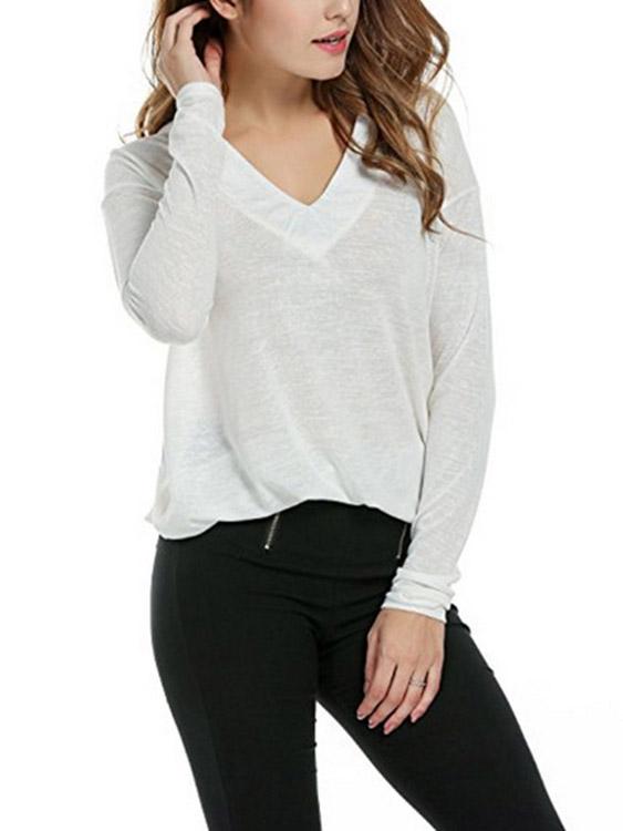 Ladies White T-Shirts