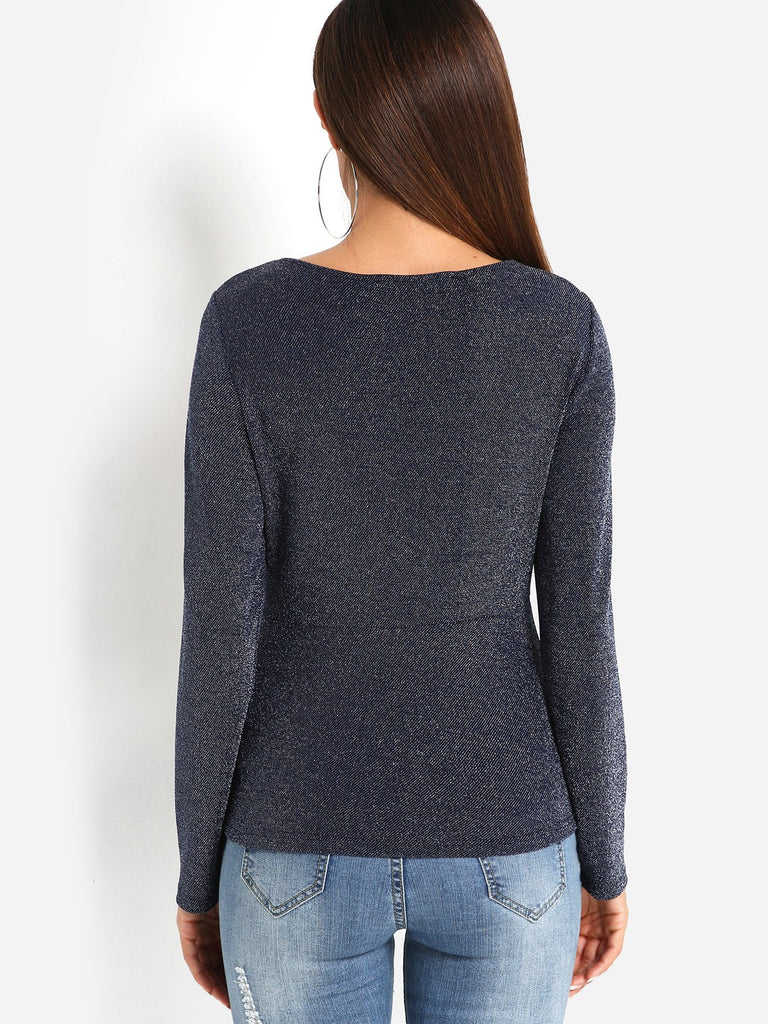 Womens Dark Blue T-Shirts
