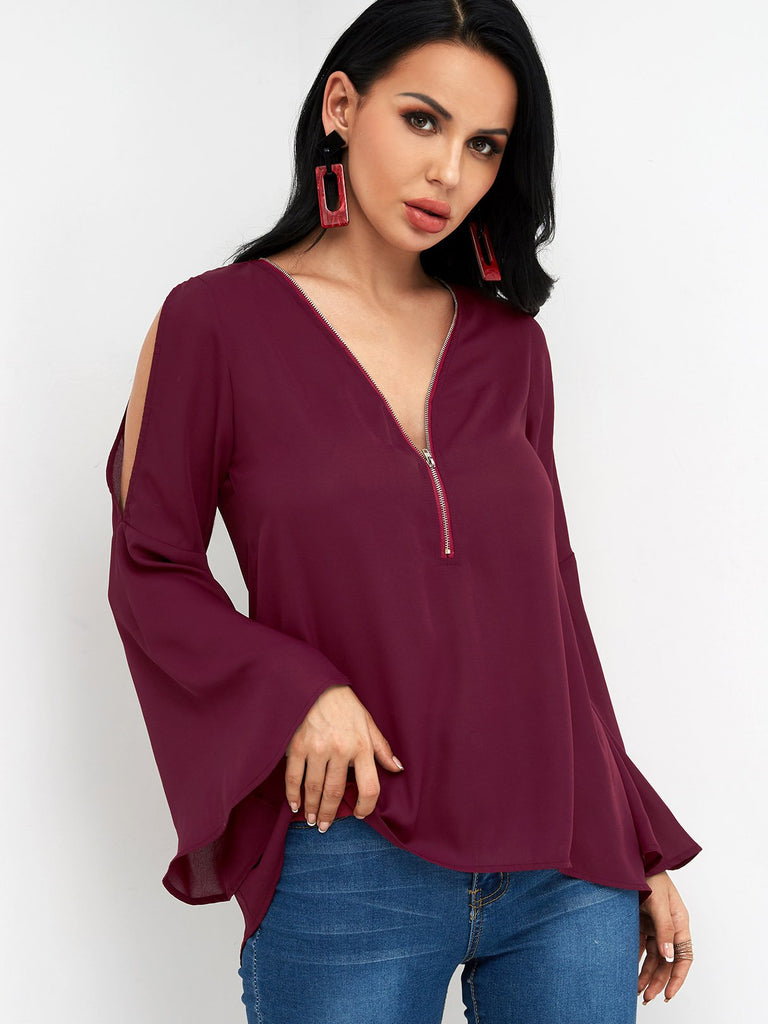 Ladies Purple Blouses