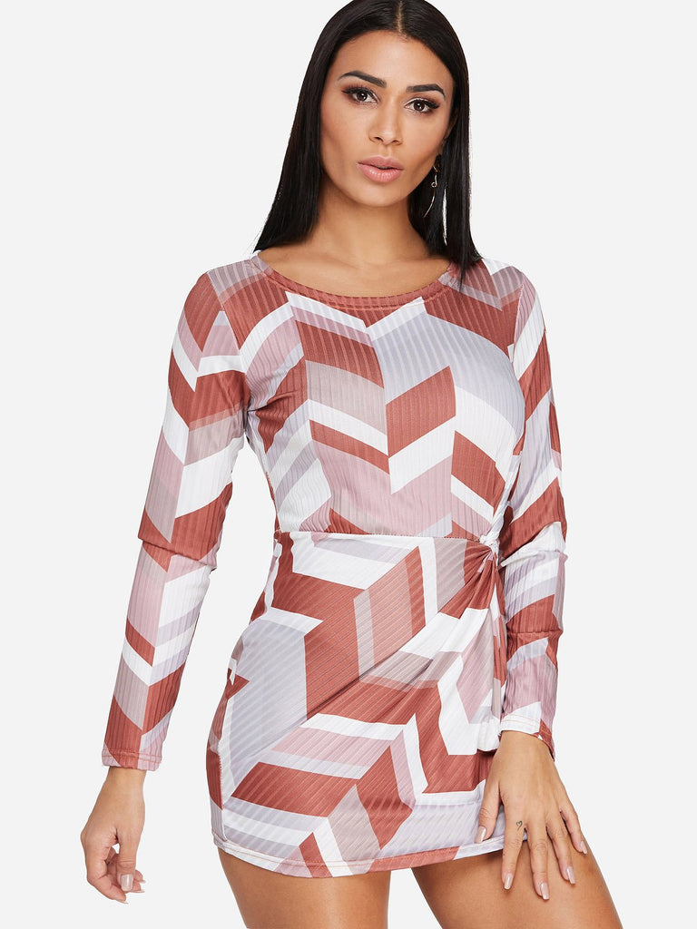 Ladies Long Sleeve Mini Dress