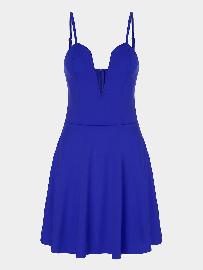 Womens Blue Mini Dresses