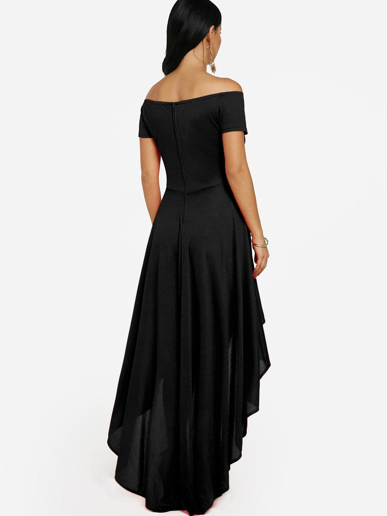 Womens Black Off The Shoulder Dresses