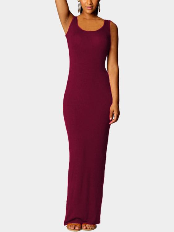 Burgundy Velvet Shift Dress