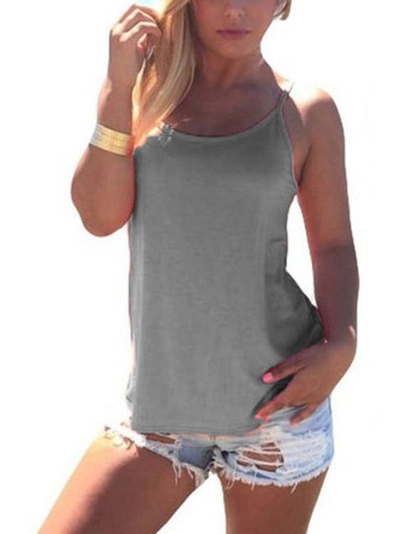 Womens Grey Camis