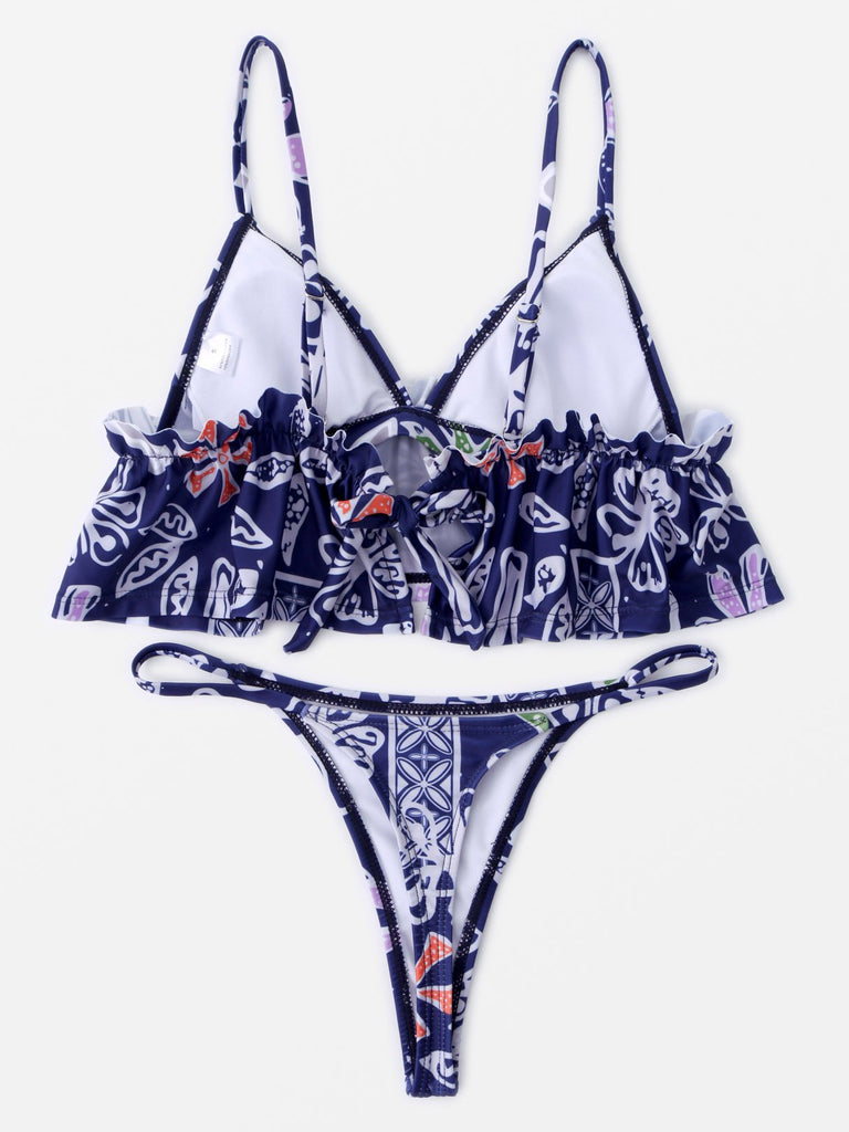 Womens Navy Bikinis