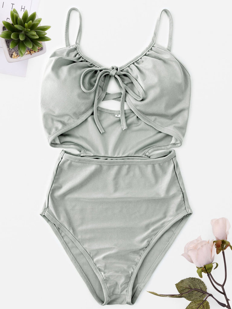 Womens Grey One-Pieces