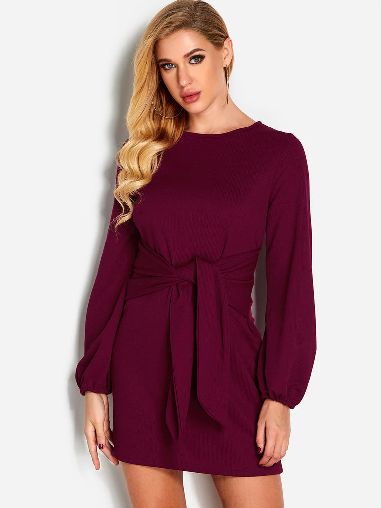 Ladies Long Sleeve Casual Dresses