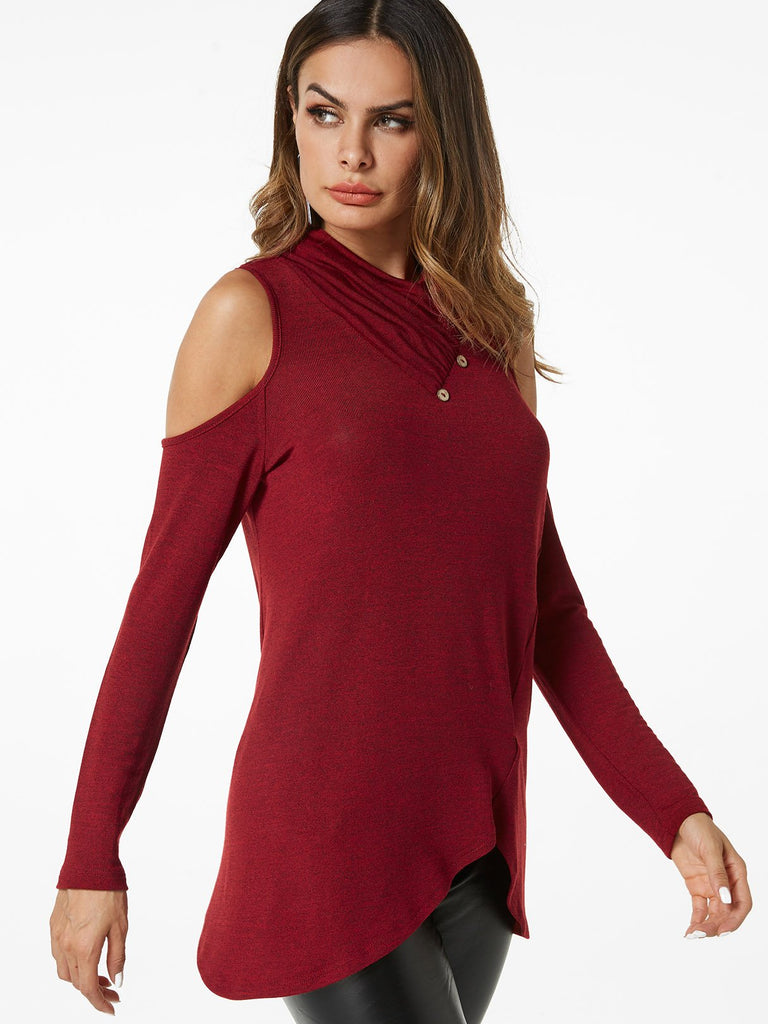 Ladies Burgundy T-Shirts