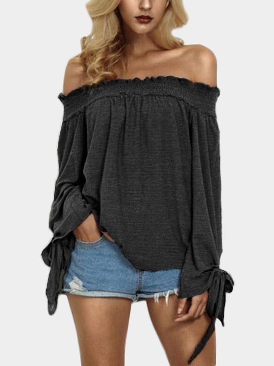 Ladies Grey Blouses