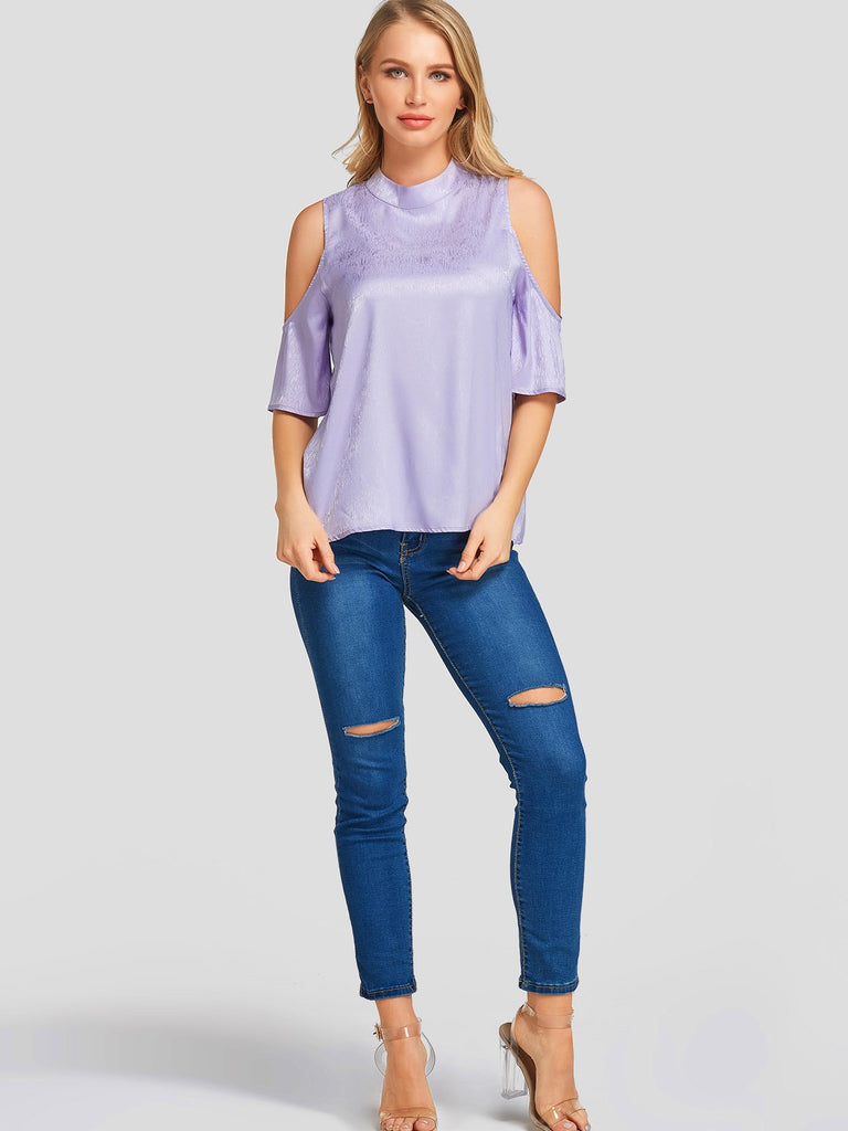 Womens Purple Blouses