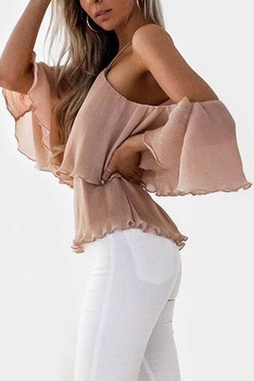 Ladies Apricot Blouses