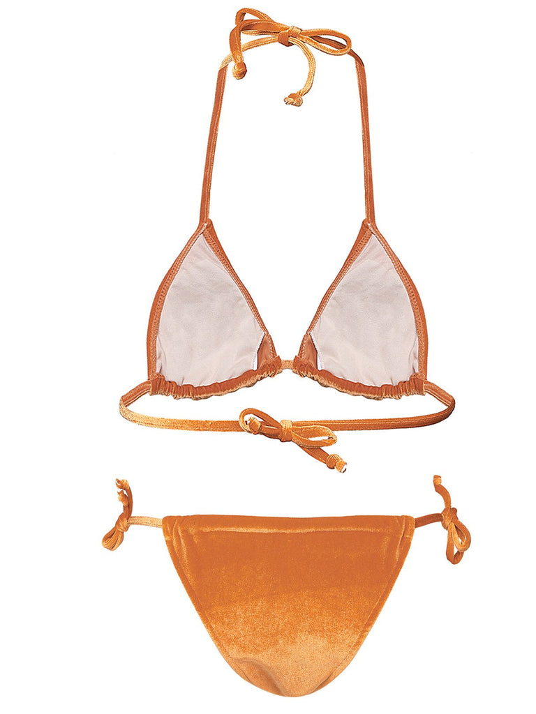 Ladies Orange Bikinis