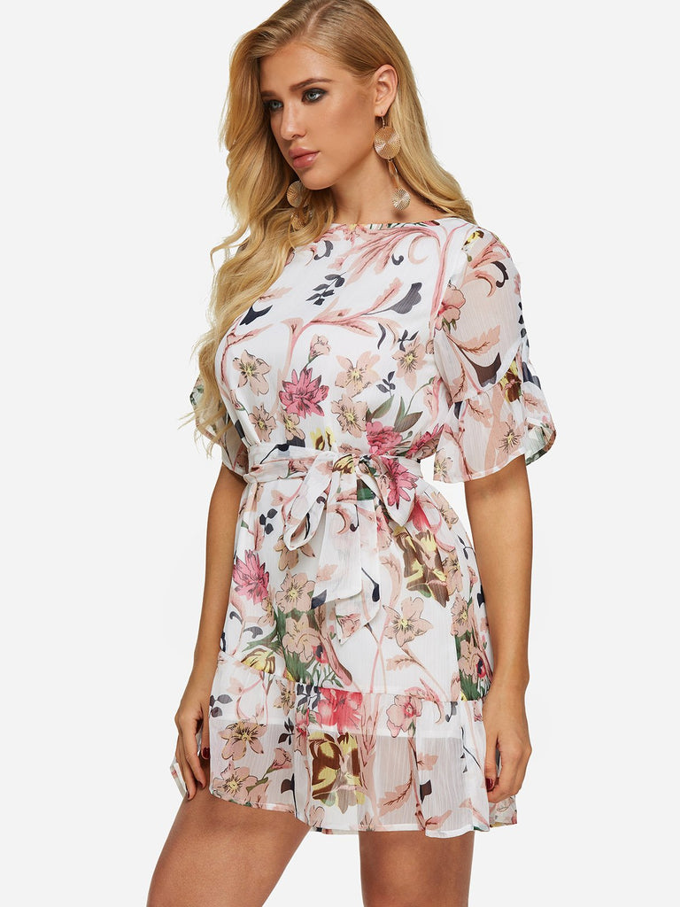 Ladies White Mini Dresses