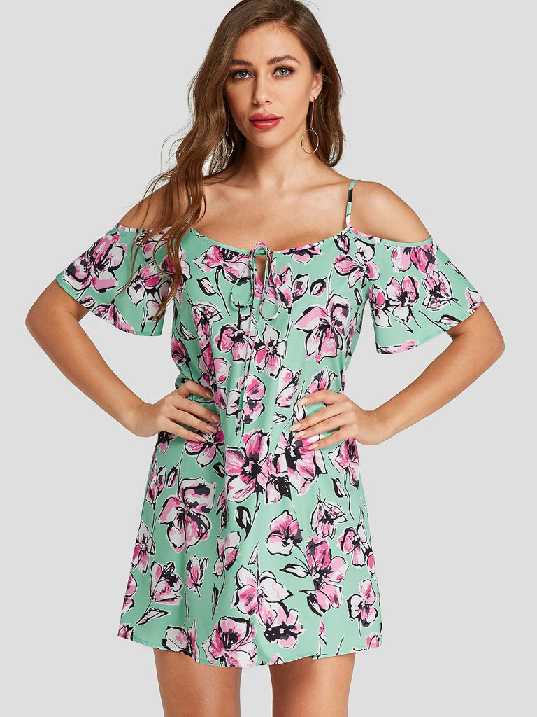 Womens Green Mini Dresses