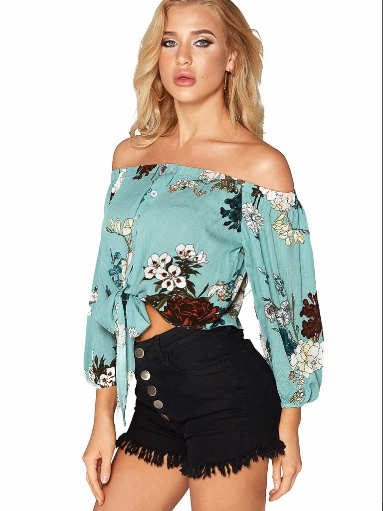 Ladies Blue Blouses