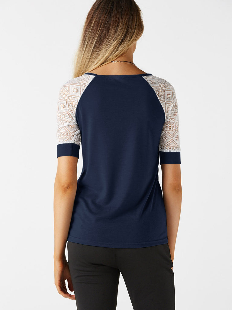 Womens Navy T-Shirts