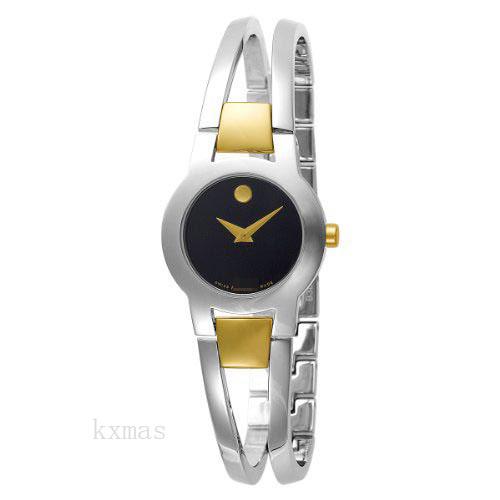 Bargain Luxury Twotone Stainless Steel 18 mm Wristwatch Band 604760_K0025393