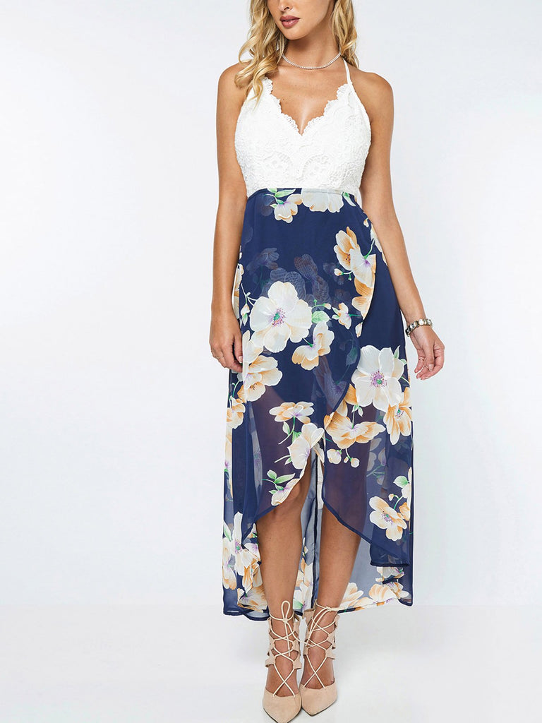 Womens Rose Maxi Dresses