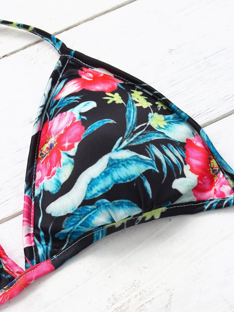 Womens Sleeveless Two Piece Bikinis
