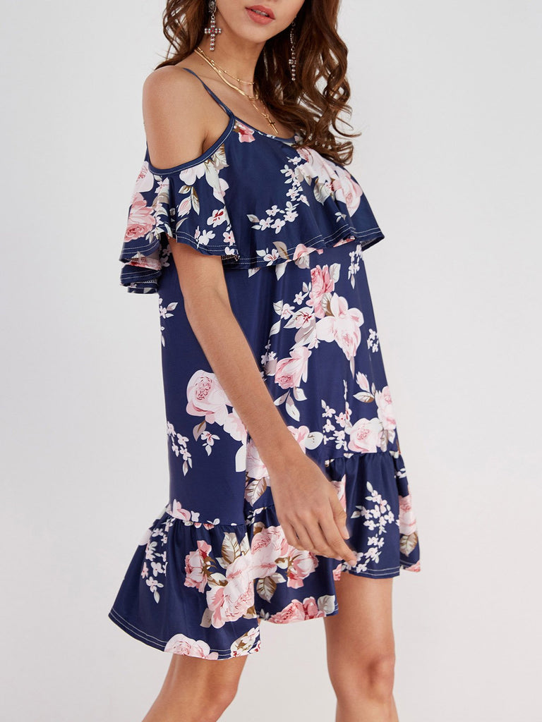 Ladies Floral Floral Dresses