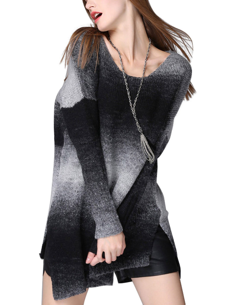 Ladies Black & Grey Casual Dresses