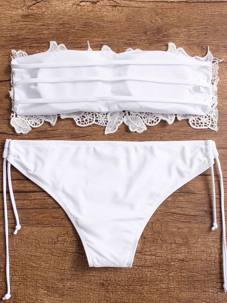 Womens White Bikinis