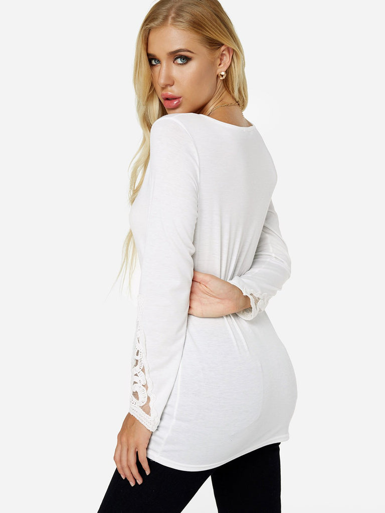 Womens White T-Shirts
