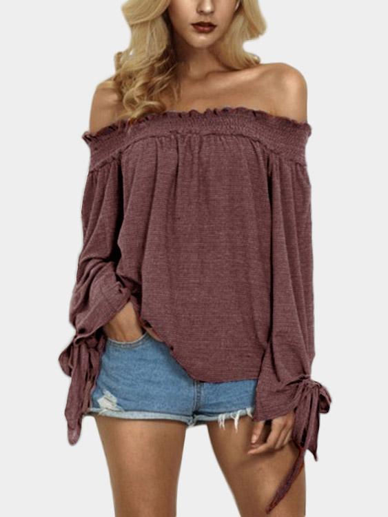 Ladies Brown Blouses