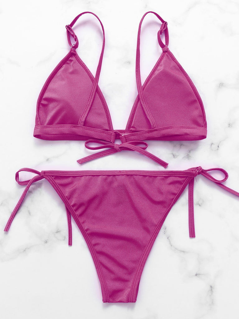 Womens Red Bikinis