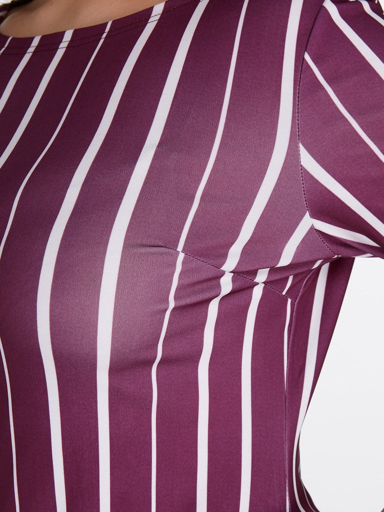 Ladies 3/4 Sleeve Plus Size Dresses