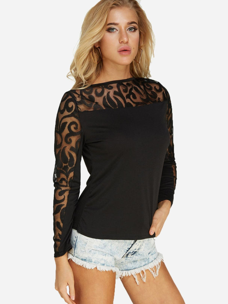 Ladies Black T-Shirts